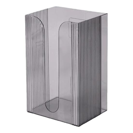 Wall Mounted Tissue Box Holder Large Capacity Transparent Design Simple