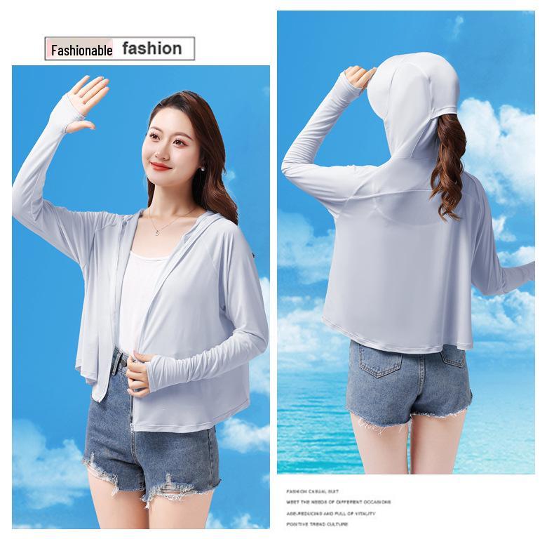 Women's Spring/Summer UV Protection Long Sleeve Lightweight Loose Outerwear