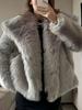 2024 Winter Women's Fox Fur Overcoat - Trendy European & American Fashion
