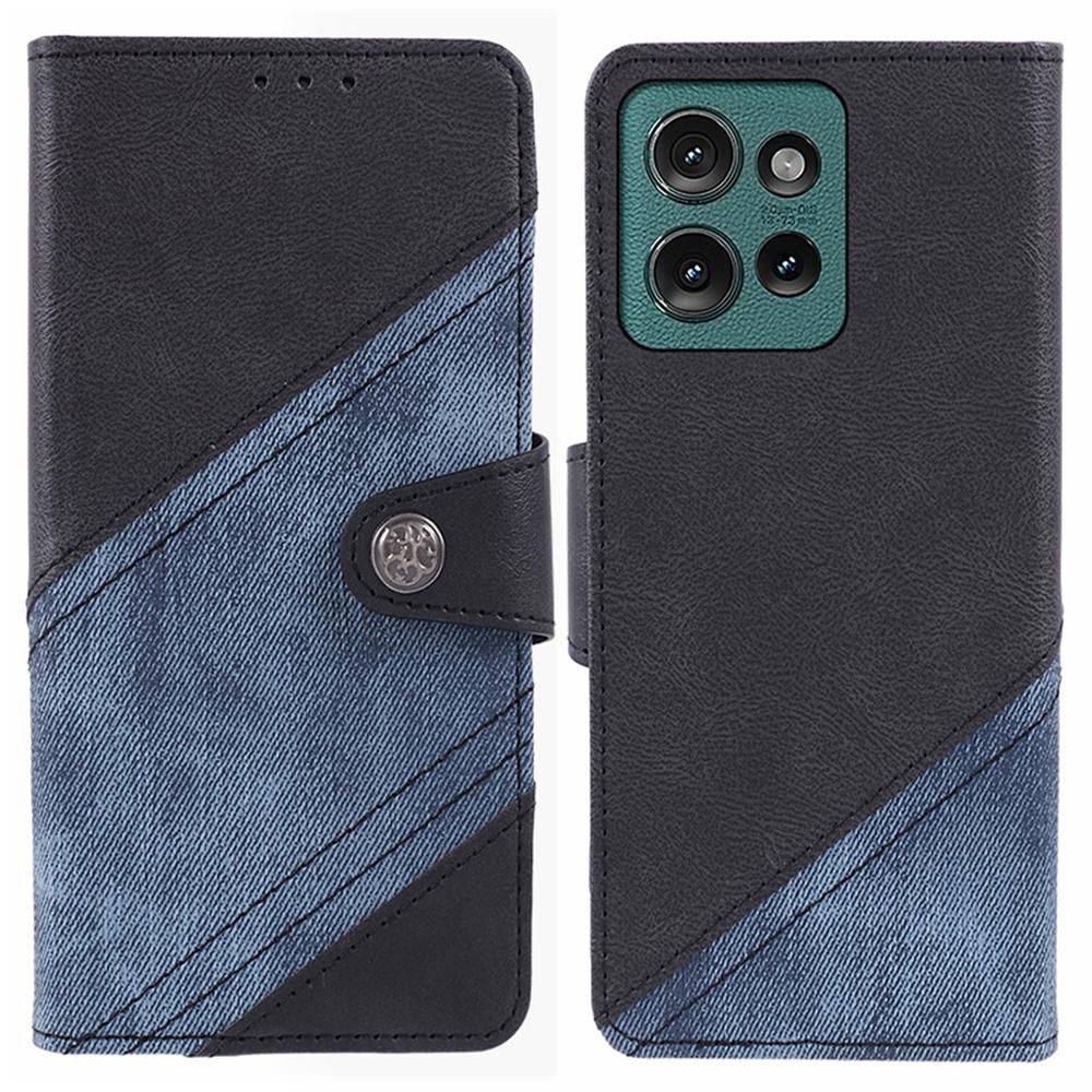For Motorola Edge 50 Neo 5G/Moto S50 5G/Thinkphone 25 5G Case Splicing Texture Leather Phone Cover Viewing Stand