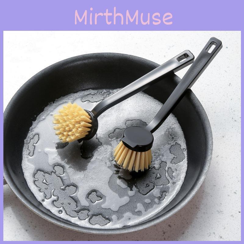 Handle Long Dish Brush Nonstick Pans Kitchen Utensil Cleaning Durable Plastic