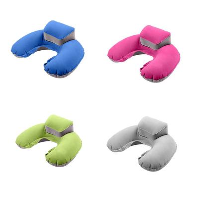 Portable Travel Inflatable Neck Pillow U Shape Blow Up Neck