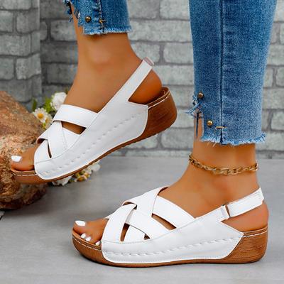Women's Plus Size Wedge Thick Platform Flip-Flops Casual Sandals 2025 Summer New Style