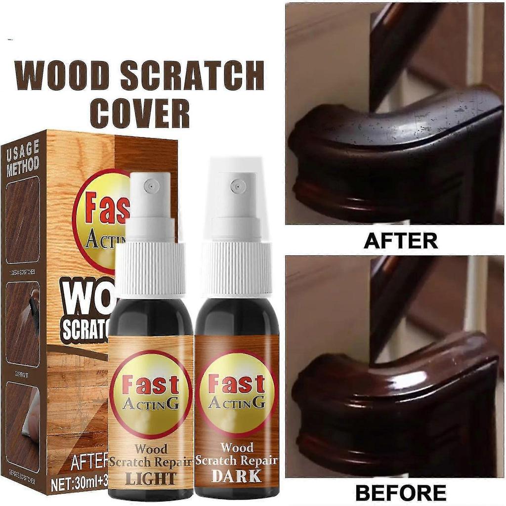 Scratch Remover Wood, Parquet Scratch Removal, Quick Acting Scratch Repair Spray For Wooden Table Bed Floor - RiRi