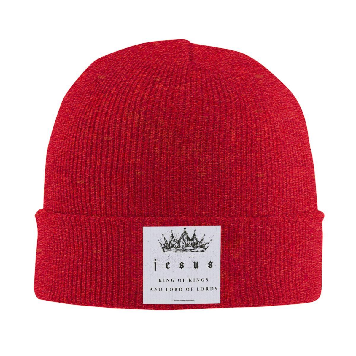 Jesus Christ Yeshua Warm Knitted Cap Fashion Bonnet Hat Autumn Winter Outdoor Beanies Hats for Unisex Adult One Size