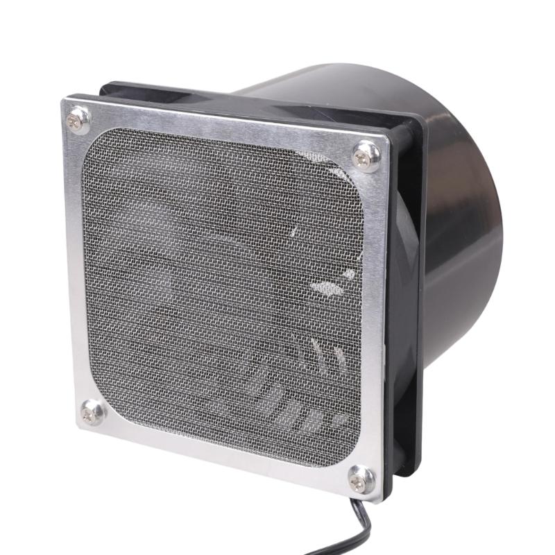 Complete Fan Kit 120mm Ventilation Fan Includes Guard Net Speed Control 12V for Home DIY Installations