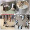 JPHZNB Thickened Stainless Steel Round Soup Water Bucket with Lid