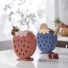 Household Plastic Chopstick Cage Drain Hanging Kitchen Chopstick Cage Cage Chopstick Holder Plastic Chopstick Holder Strawberry Chopstick Holder