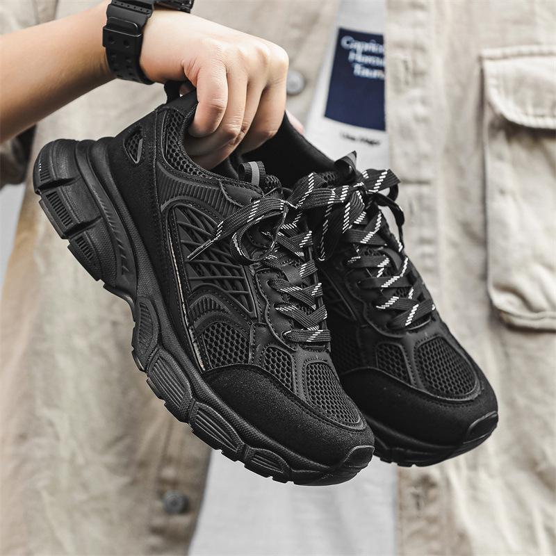 Мужские спортивные кроссовки из сетки 2025: Мягкая подошва, дышащие, повседневные кроссовки YH01 43