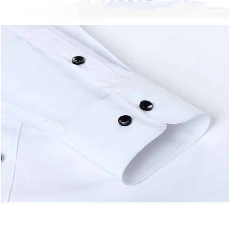 Весенне-летняя тонкая мужская рубашка с длинными рукавами — фото 5