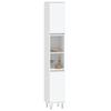 Bathroom Cabinet White 30 x 30 x 190 cm Engineered Wood