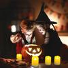 Freepower LED Candle Light Set, Smokeless, Electric Candles, with Remote Control, Waterproof, and Brightness Adjustment (Set of 6, Black)