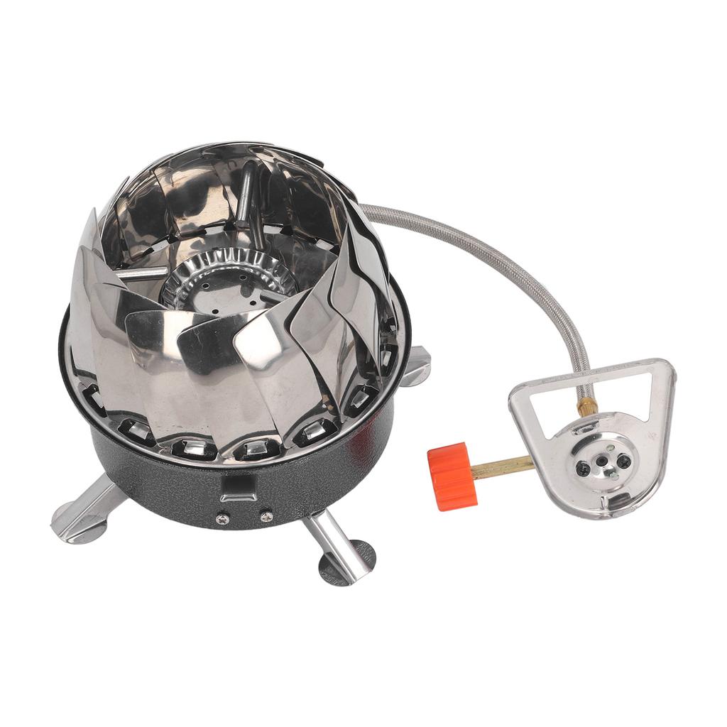 Mini Camping Stove Folding Stable Support Wind Resistant High Efficiency Portable Gas Stove for