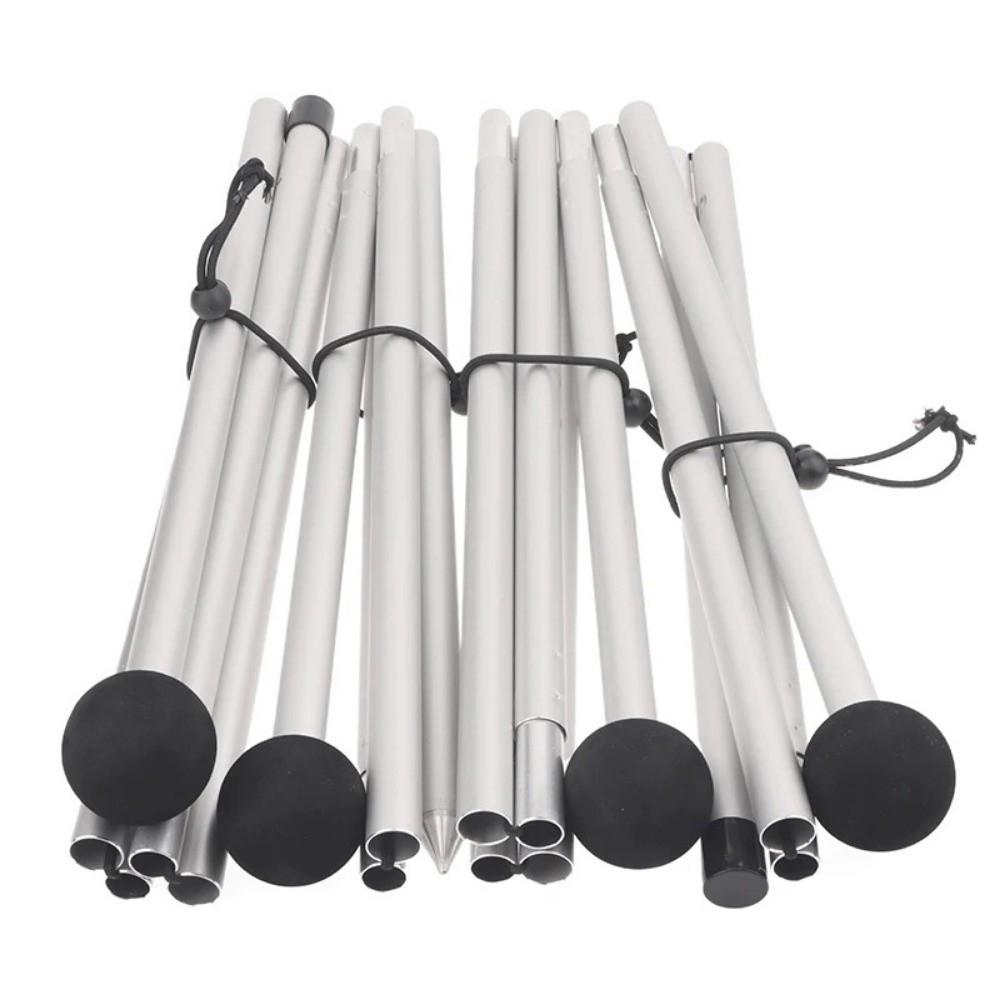 1.6/2M Beach Canopy Tent Pole Aluminum Alloy Shelter Tarp Pole  For Camping Party