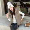 New Winter Women's Vest Hooded Versatile and Fashionable Korean Style Vest Loose and Fashionable Casual Horse Clip Jacket