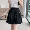 Spring And Summer National Wind New Plus Size Skirt Chinese Pleated Skirt With Elastic Waist High Waist Jacquard Fashion Slim Skirt
