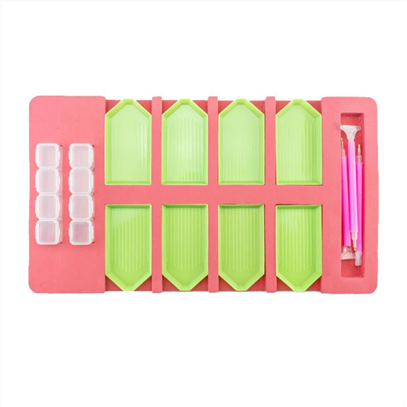 Multifunctional Diamond Painting Tray Holder Drill Pen Drill Pen Box Organizer High Quality DIY Craft Sewing Storage Tray