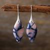 Women Irregular Natural Stone Dangle Earrings Bohemian Style