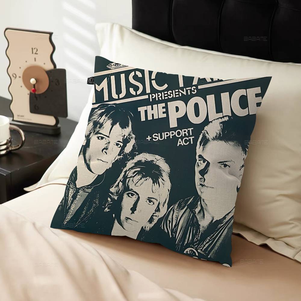 Rock Band The P-police Pillow Gift Home Office Decoration Pillow Bedroom Sofa Car Cushion CoverPillow Case