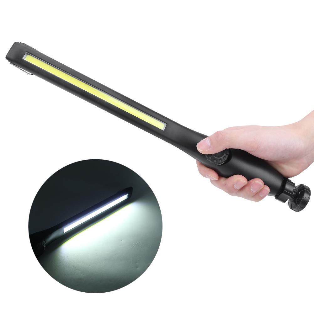 Portable COB Working Light Stepless Adjustable Emergency Flashlight USB Charging for Camping Car Repair