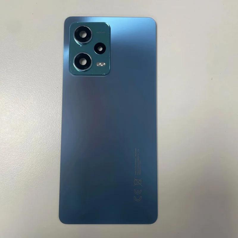 For Redmi Note 12 Pro 5G Battery Back Cover Rear 3D Glass Panel Housing Case Replace