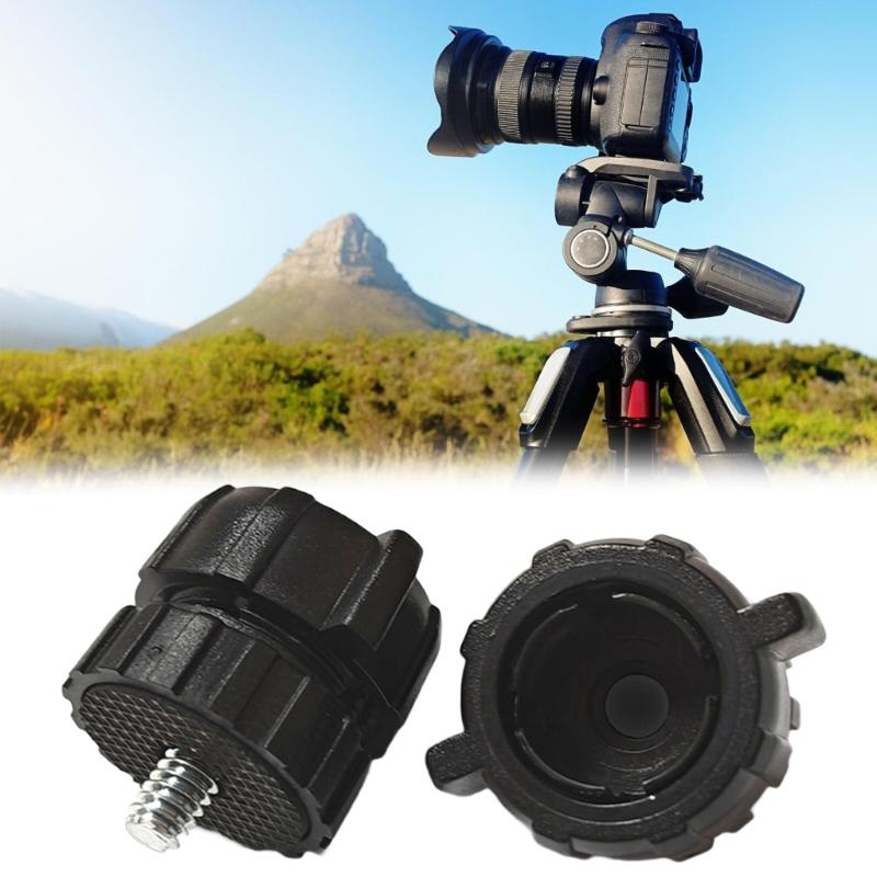 Easy Installation Ball Head Adapters for Cameras 17mm to 1/4 Thread Mount For Multiple Brands Construction