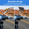 8mm 10mm Universal Motorcycle Rear View Mirrors Pair Carbon Fiber Side Mirror for Motorcycle Motorbike Sport Bike