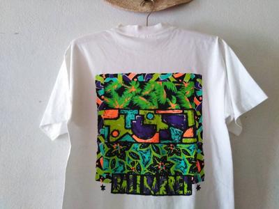 Vintage Bali Surf T-Shirt: 90s Graphic Tee, Single Stitch