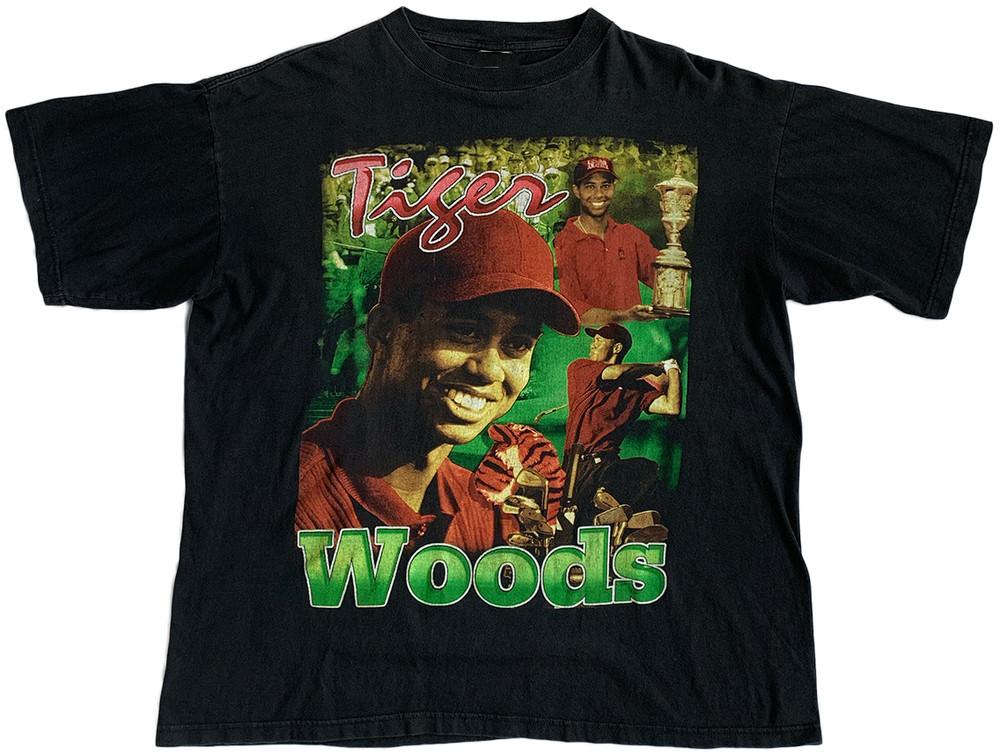 1991990s Tiger Woods The Future of Golf Black Men S-234XL T-shirt A033 Unisex T-Shirt XXXL