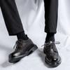 Herren Casual Lederschuhe Brogue Modemarke Klassische Herren Business-Schuhe Schwarz Atmungsaktive Hochzeitsfeier Schnürschuhe Herrenschuhe