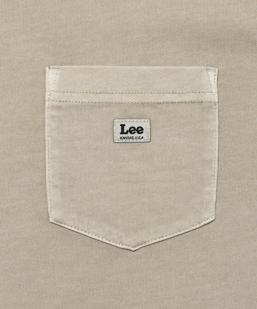 LEE Dyed Label Long Sleeve T-Shirt Pigment Gray