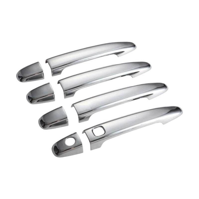 Car Decoration Door Handle Cover For Toyota Camry XV40 2007-2011 Silver Cars Accessories Exterior Styling Upgrade