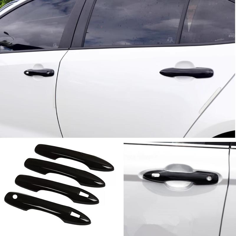 Bright black Car Front Door Handles Cover Trim For Toyota Camry 2018-2024