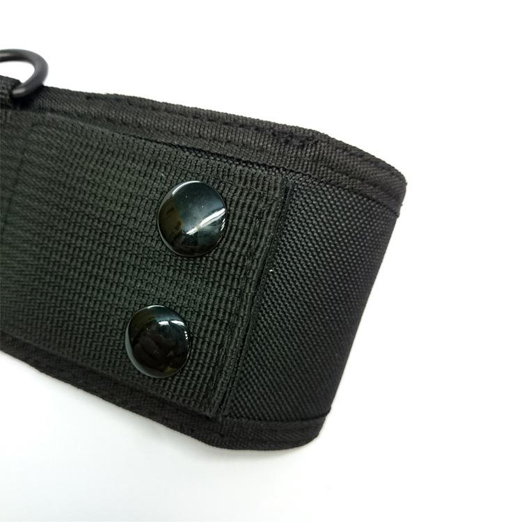 Tactical Crossbody Walkie-Talkie Nylon Leather Case - Outdoor Protective Sling Shoulder Bag
