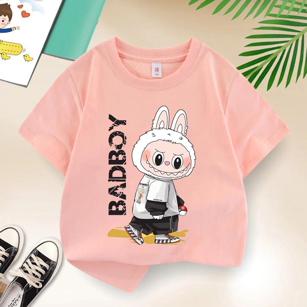 Funny children's T-shirt badboy casual short-sleeved comfortable breathable hot-selling street wear