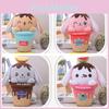 Cute Ice Cream Long-eared Rabbit Plush Toy Soft And Fluffy Kids' Sleeping Pillow Doll Birthday Gift For Girls