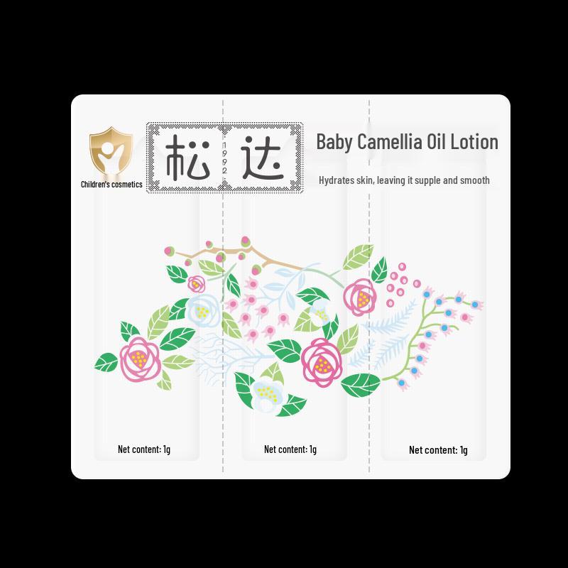 Songda Dětská péče o pleť Zkušební dárková sada s kaméliovým olejem