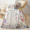 Love Letter To Daughter Blankets Are Suitable for Living Rooms,making Them an Ideal Choice for Outdoor Travel and Gifts.