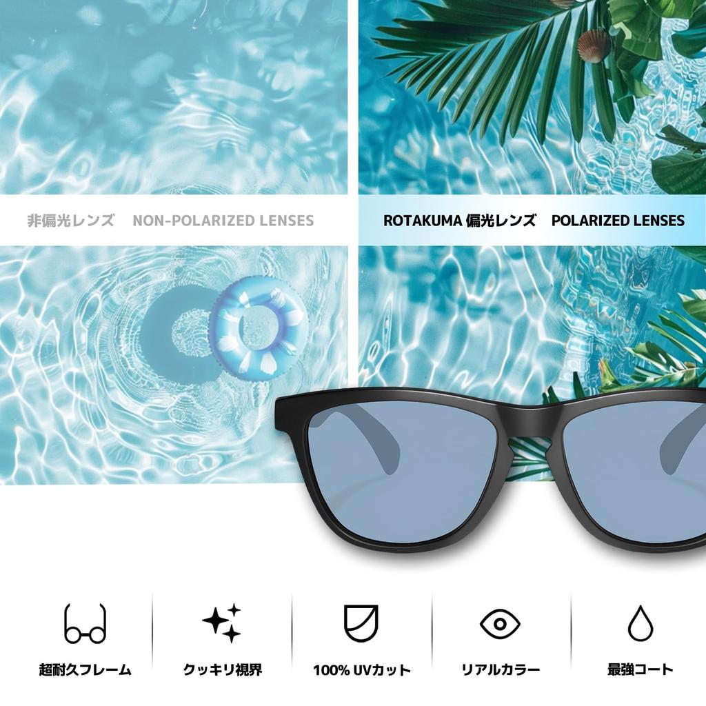 ROTAKUMA Sunglasses with Photochromic and Polarized Wellington TR90 UV400 Sunglasses for and Mountaineering Lenses, Unisex, Style, Stylish,