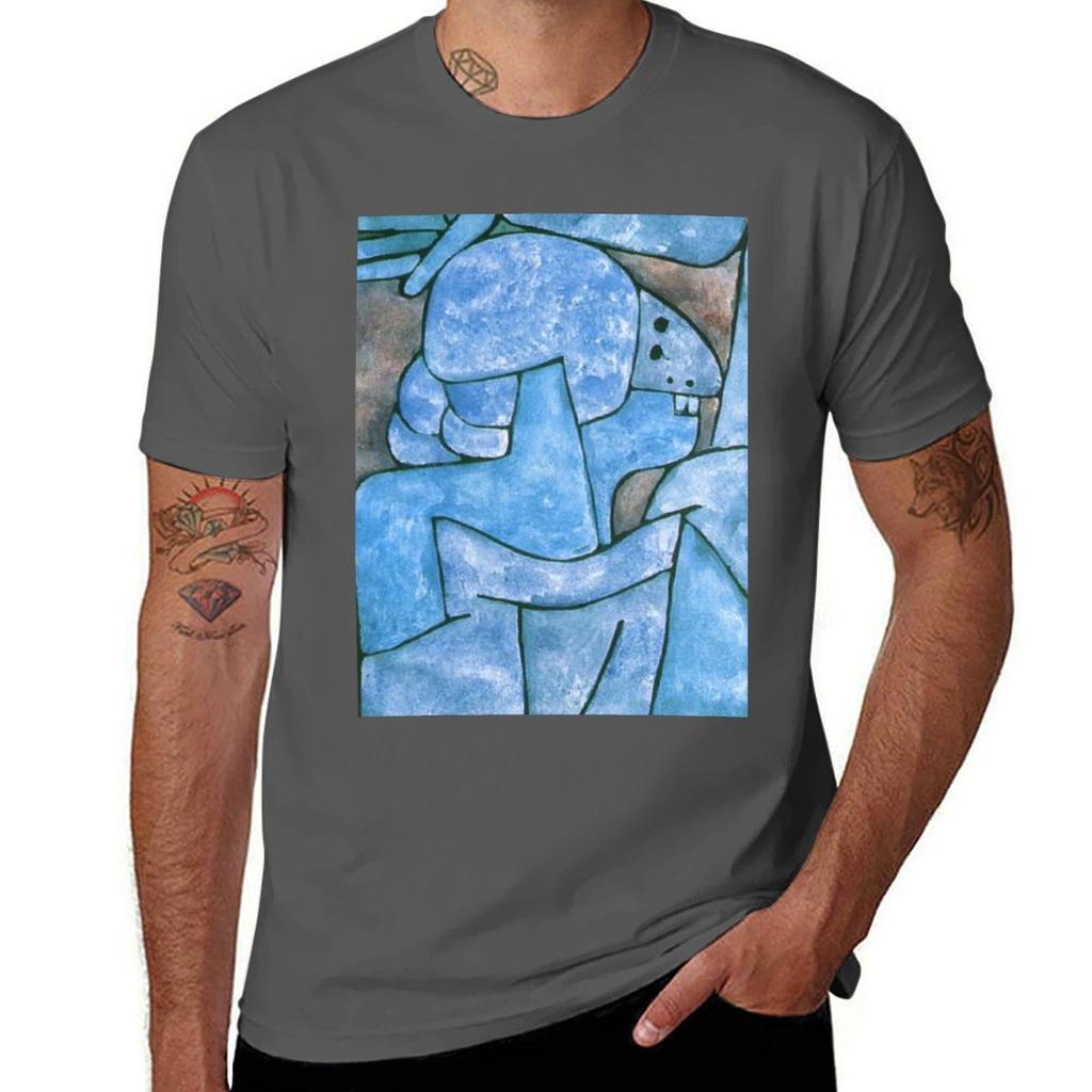 Abstract Painting By Paul Klee Tshirt Work Outdoor Tshirt For Unisex