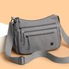 Simple bag women's new shoulder messenger bag casual women's bag trendy women's solid color tote bag trendy