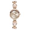 Orologio da Donna Minimalista al Quarzo con Bracciale Irregolare in Lega Quadrante Rotondo da 26mm Impermeabile 30M Chiusura in Acciaio Inossidabile