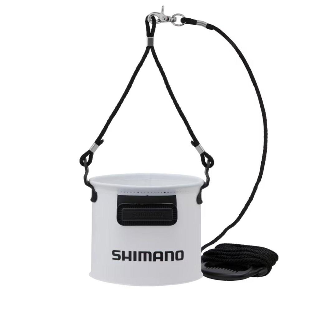 Used New SHIMANO Water Bucket BK-053Q Real White 17cm