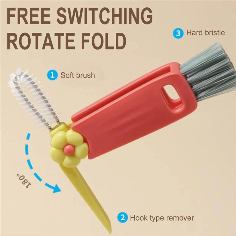 Reliable Cup Lid Cleaning Brush, Cup Lid Cleaning Brush Set, Cleaning Brush Portable Cup Lid Cleaner With Brus Durable