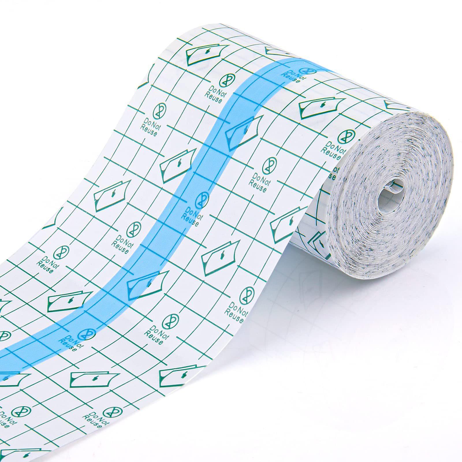 

Tattoo Waterproof Tape Roll - PU Film Transparent Dressing for Shower, Body Acupuncture, Belly Button Protection Blank Patch