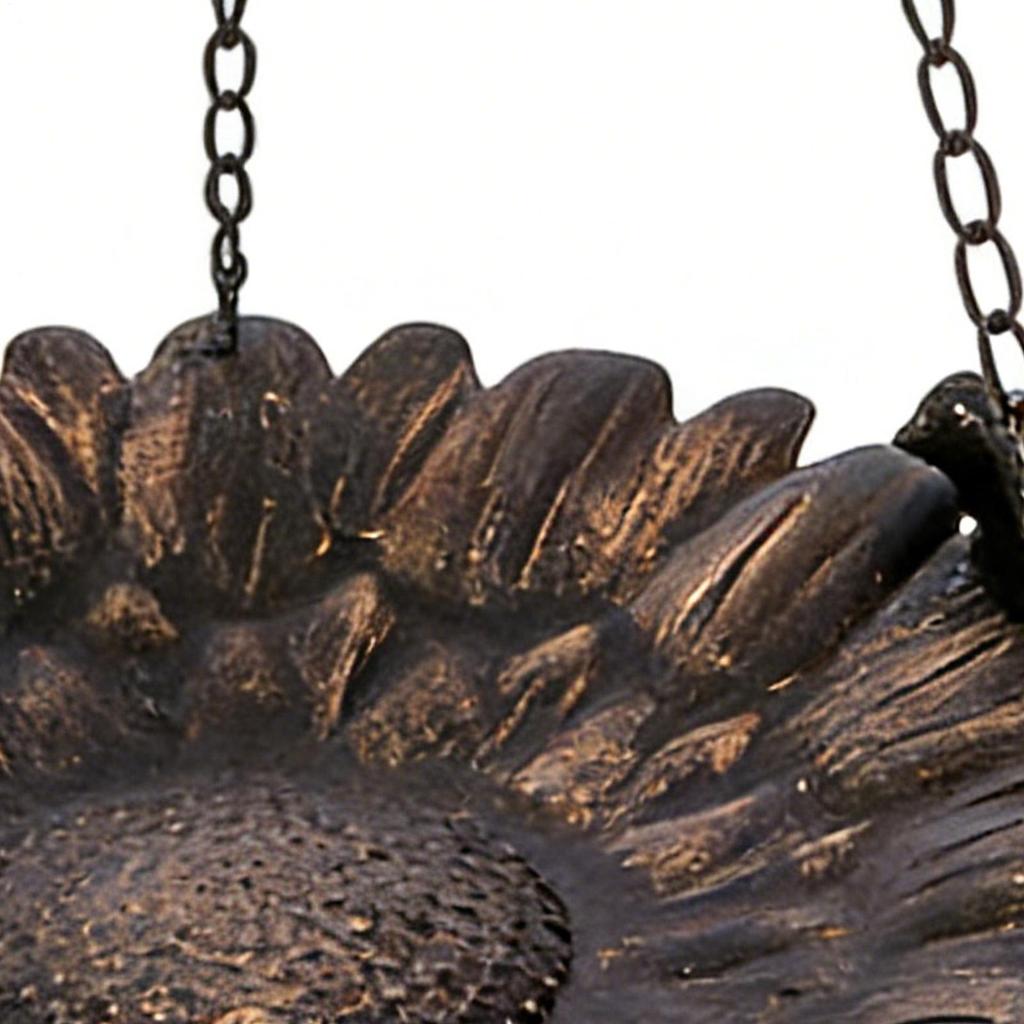 Bird Feeders For Outside Large Capacity Iron Food Tray Hangable Outdoor Bird Feeder Tray For Garden Patio Porch Balcony Tree