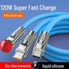 JIKE 120W 3-in-1 Super Fast Charging Cable for Apple, Huawei, Type-C, Android Devices