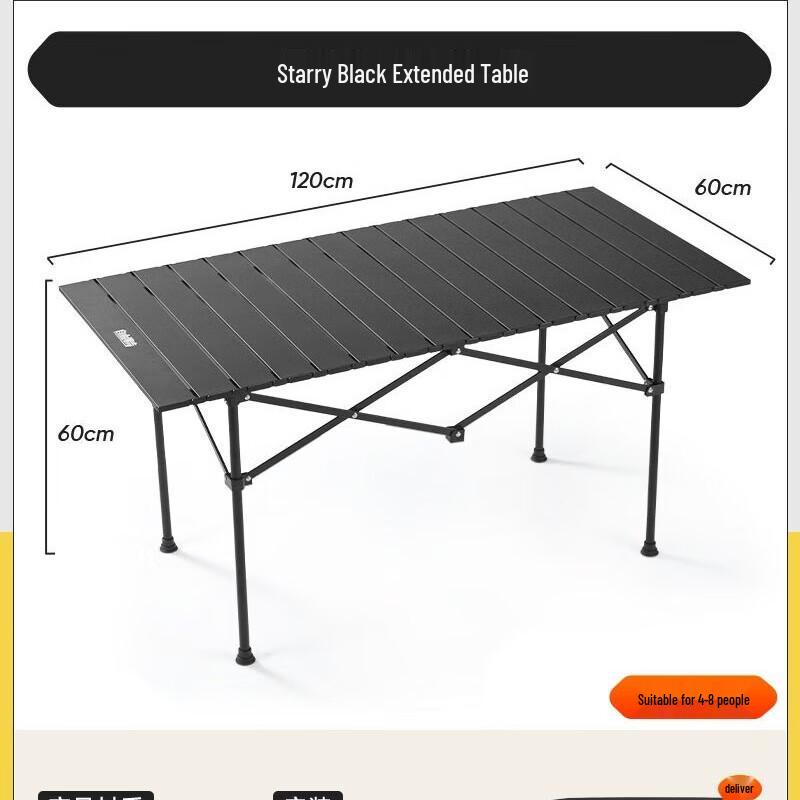 Outdoor Portable Folding Roll-Up Camping Table