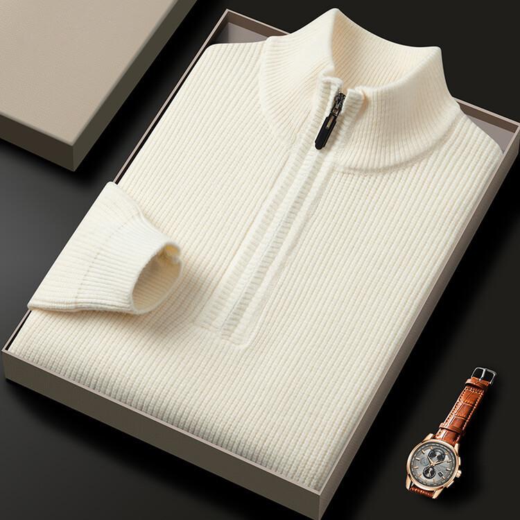 

Arctic Velvet Thick Ribbed Half-Zip Loose Fit Warm Pullover XL