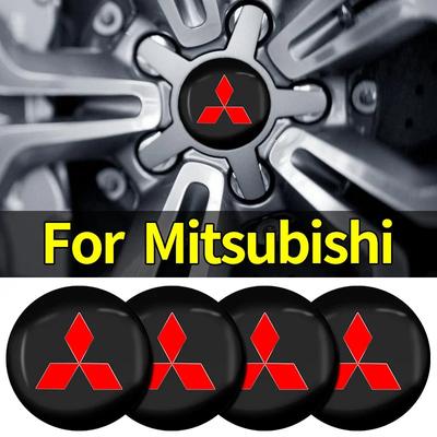4pcs Car Accessories 60MM Car Wheel Center Tire Hub Caps Cover Sticker For Lancer Asx Outlander Pajero L200 Galant